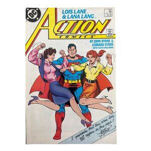 DC Comics Action Comic Superman #597 Feb 1988 Lois Lane Lana Lang Bagged Boarded